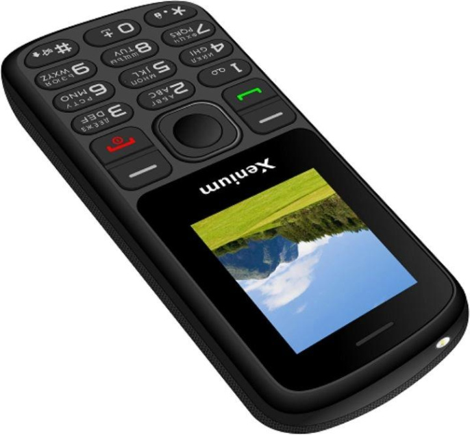 Мобильный телефон Xenium 160 X черный моноблок 2Sim 1.77" 128x160 Nucleus GSM900/1800 FM