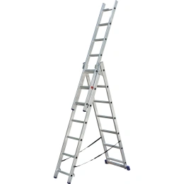 Трёхсекционная алюминиевая лестница SMARTY 3x7 SN011-307