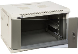 Шкаф Шкаф настенный серии Pro, 22U 600x600, стеклянная дверь (TWT-CBWPG-22U-6X6-GY)