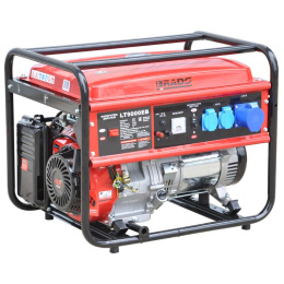 Электростанция BRADO LT9000EB 6.5кВт, 2х230В/16А/3.5кВт, 1х230В/32А/6кВт, 12В, бак 25.0л