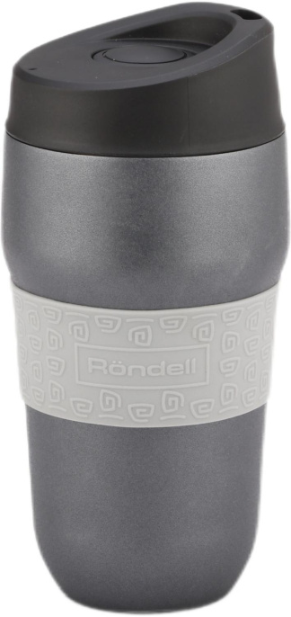 Термокружка для напитков Rondell Filigran RDS-1897 0.32л. темно-серый картонная коробка