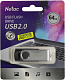 Накопитель 64 Gb USB2.0 Netac U505 NT03U505N-064G-20BK (USB 2.0 Type-A, раскладной корпус, металл/пластик, скорость 90/30 МБ/с, цвет черный)