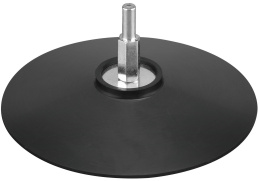 Тарелка опорная P.I.T. APLS17-115B для дрели, Ø115мм, хвостовик 6 мм, прижимная шайба, PVC