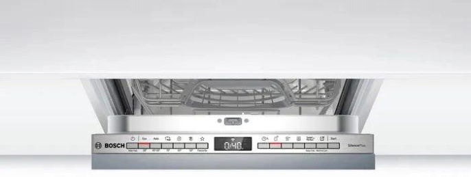 Посудомоечная машина Bosch SPV4HMX10E (встраиваемая, загрузка на 10 комплектов посуды, электронное управление, 6 программ, 44.8x55x81.5 см, нержавеющая сталь цвет, сушка: с теплообменником, индикация на полу: луч, инверторный двигатель EcoSilence Drive, в