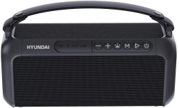 Колонка порт. Hyundai H-PS1007 черный 60W 2.0 BT 10м 2600mAh