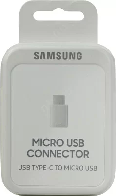 Переходник Samsung EE-GN930 EE-GN930BWRGRU micro USB (f)-USB Type-C (m) белый