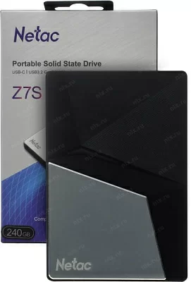 Накопитель SSD 240 Gb USB3.2 Netac Z7S NT01Z7S-240G-32BK