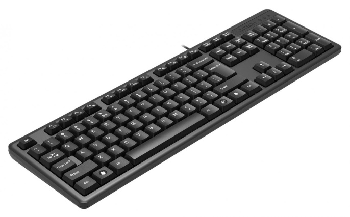 Клавиатура A4TECH KK-3, проводная, USB, мембранная, черный [kk-3 usb black ]