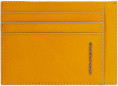 Чехол для кредитных карт Piquadro Blue Square PP2762B2R/G шафрановый натур.кожа
