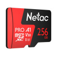 Носитель информации Netac P500 Extreme PRO 256GB MicroSDXC V30/A1/C10 up to 100MB/s, retail pack card only