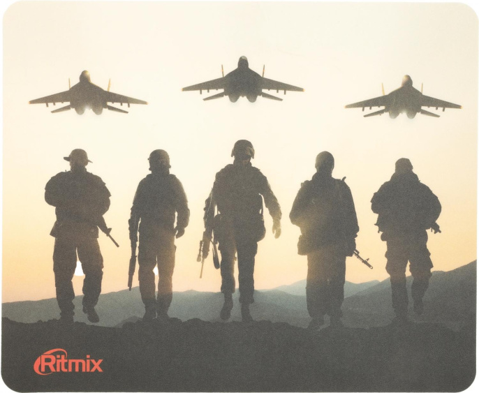 Коврик для мыши Ritmix MPD-020 Action (S) рисунок, полипропилен, 220х180х3мм [15119429]