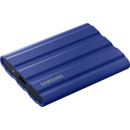 Внешний накопитель SSD Samsung External SSD T7 Shield, 2TB, Type C-to-C/A, USB 3.2 Gen2, R/W 1050/1000MB/s, IP65, 88x59x13mm, 98g, Blue 12 мес. (MU-PE2T0R/WW)