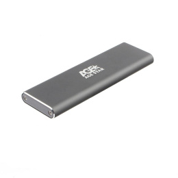 AgeStar 31UBNV1C GRAY USB 3.1 Type-C Внешний корпус M.2 NVME M-key AgeStar 31UBNV1C GRAY , алюминий, серый [17310] 31UBNV1C GRAY