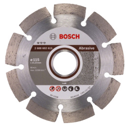 Алмазный диск Bosch Standard for Abrasive 115х22.23мм (2.608.602.615) (для угловых шлифовальных машин, сегментный, абразив, обрабатываемый материал: бетон, кирпич, камень)
