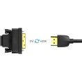 Адаптер-переходник Vention DVI 24+1 M/ HDMI 19F (ECDB0)