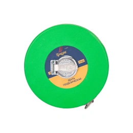 Лента  ТУНДРА мерная геодезическая фибергласовая, закрытый корпус, 30 м х 13 мм 3714808