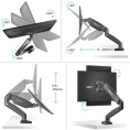 ONKRON G80 чёрный {Для экранов с диагональю 13"-32" Допустимая нагрузка: 2-8 кг VESA: 75x75, 100x100 мм} (4603726156820)