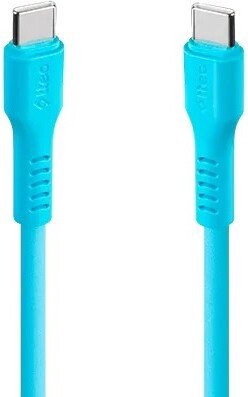 Кабель ttec 2DK59NM USB Type-C - USB Type-C (1.2м, голубой) USB 2.0 Type-C, голубой, длина 1.2 м