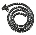 Кабельный органайзер Buro BHP CG252B Spiral Hose 25x2000mm Black