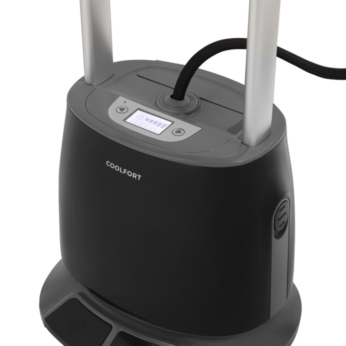 Отпариватель напольный COOLFORT CF-3445,  черный/серый