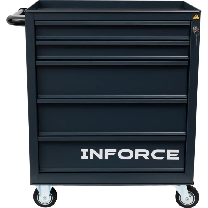 Инструментальная тележка Inforce 5 ящиков, габариты без упаковки 745х465х825мм 06-01-14