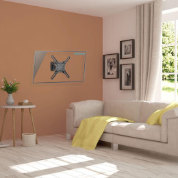 Кронштейн для телевизора Kromax CORBEL-4, 15-42", настенный, поворот и наклон,  черный [90464]