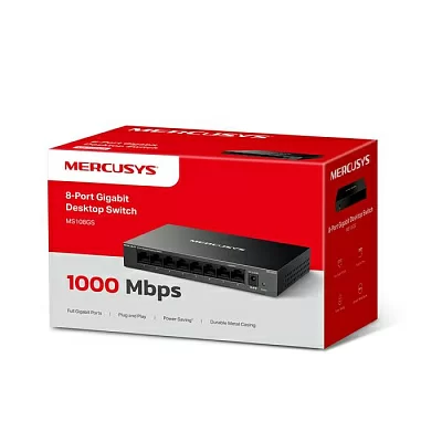 Mercusys MS108GS 8-Port Desktop Switch (8UTP 1000Mbps)