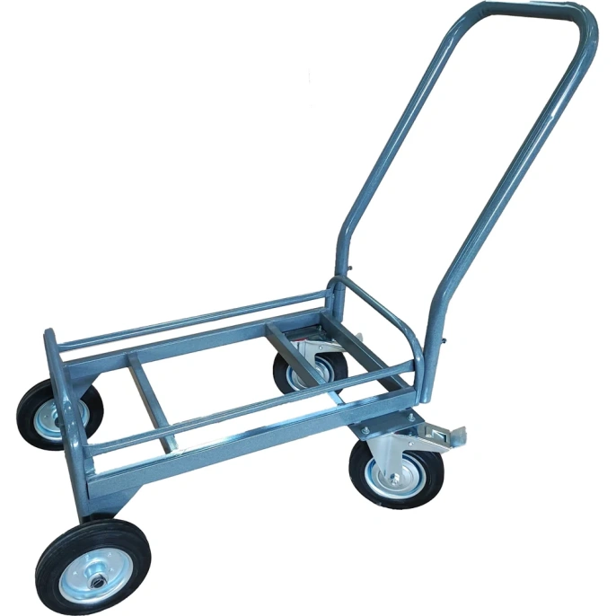 Тележка для дворника с литыми колесами Ø200 мм 2 шт +2 шт поворотных колеса (без корыта) SAMGRUPP SAMP-078600002