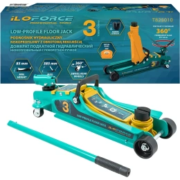 Домкрат подкатной гидравлический iLOFORCE 3т IF-T825010(61020)