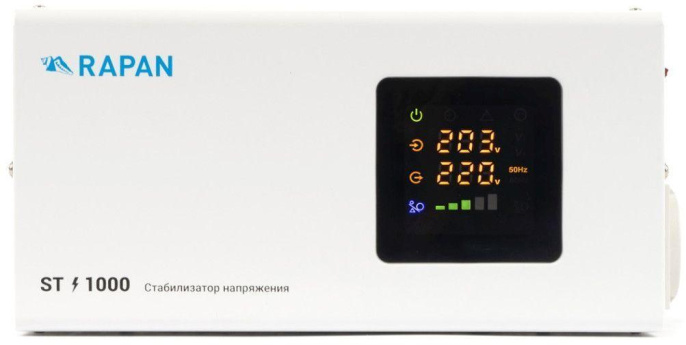 Стабилизатор напряжения БАСТИОН Rapan ST-1000 белый [8900]