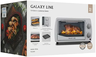 Мини-печь Galaxy Line GL 2626 10л. 1000Вт белый