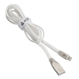 Кабели USB ACD USB кабель ACD-Infinity Lightning ; USB-A TPE, 1.2м, белый ACD-U922-P5W