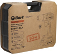 Аккумуляторная дрель-шуруповерт BORT BAB-21-BLK 93413526 { 21 В, 1.5 Ач, Li-lon, 2 Акб }