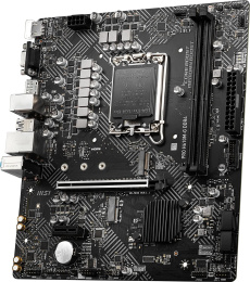 Материнская плата MSI PRO H610M-G DDR4 H610, LGA1700, 2*DDR4, 1*PCIEx16, 1*PCIEx1, 1*M.2, 4*USB3.2Gen1, 6*USB2.0, 4*SATA3.0, 1G, VGA, DP, HDMI, M-ATX, RTL