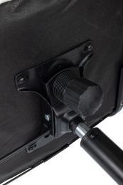 Кресло руководителя Бюрократ CH BALANCE PU, экокожа, до 150кг, топ-ган, фиксированные подлокотники,  белый