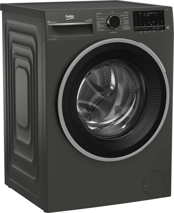 Стиральная машина Beko Beyond B3WFR572AB класс: A загр.фронтальная макс.:7кг антрацит инвертор