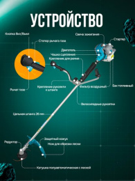 Триммер бензиновый GPT NBC-541 PRO