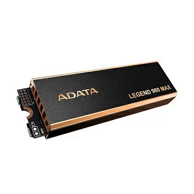 Твердотельный накопитель A-DATA SSD LEGEND 960 MAX, 4000GB, M.2(22x80mm), NVMe 1.4, PCIe 4.0 x4, 3D NAND, R/W 7400/6800MB/s, IOPs 700 000/550 000, TBW 3120, DWPD 0.43, with BIG Heat Spreader (5 лет)