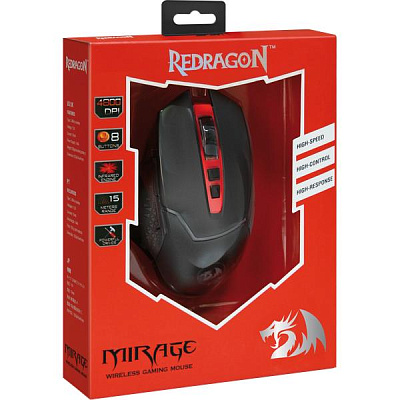 Беспроводная игровая мышь Redragon Mirage 15м,10 кнопок,4800dpi