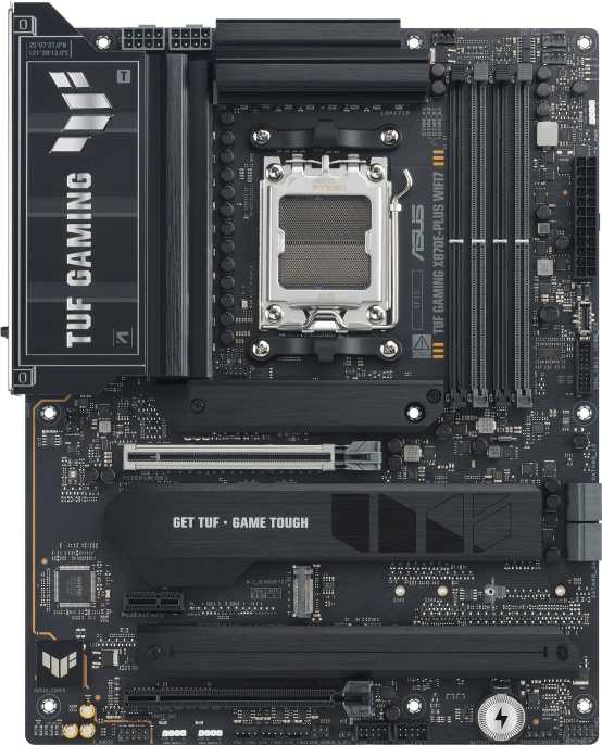 Материнская плата ASUS TUF GAMING X870E-PLUS WIFI7, Socket AM5, AMD X870E, ATX, Ret