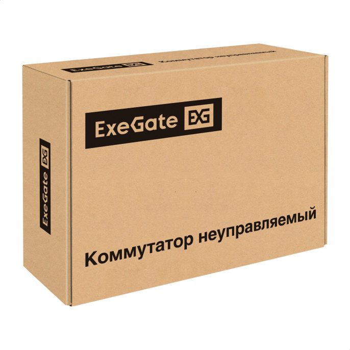 Коммутатор неуправляемый ExeGate EDES-1006D.4PoE-48W 6-портовый UTP 10/100 Base-Tx: 4 порта 802.3af/at PoE+ , мощность PoE: 25W, суммарно 48W, 2 порта RJ45 uplink, настенный/настольный, металлический корпус EX299020RUS