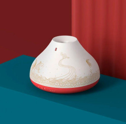 Увлажнитель воздуха ультразвуковой SOLOVE H7FC,  0.5л,  белый/красный