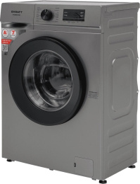 Стиральная машина узкая KRAFT KF-MBDS7109G, с фронтальной загрузкой, 7кг, 1000об/мин, с паром, инверторная