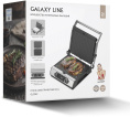 Электрогриль GALAXY LINE GL2989,  серебристый [7021529890]