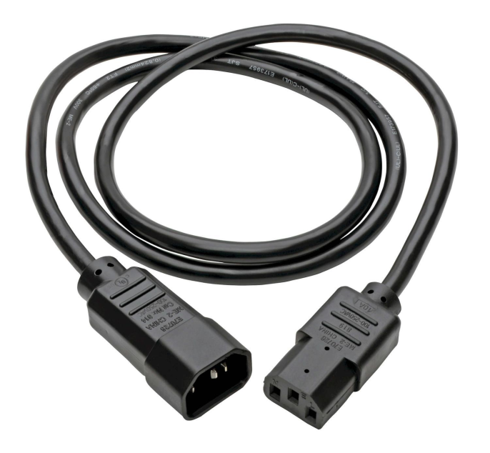TRIPP LITE Кабель питания Tripplite P004-004 C14-C13 100-250V 10A 18Awg SJT-4ft
