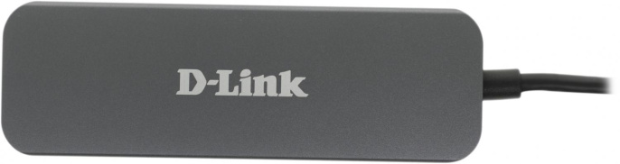 Разветвитель USB-C D-Link DUB-2340 4порт. черный DUB-2340/A1A