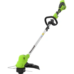 Триммер аккумуляторный GreenWorks GD40LT, 40V, 38 см, с 1хАКБ 4 Ач и ЗУ () 2112207USB4