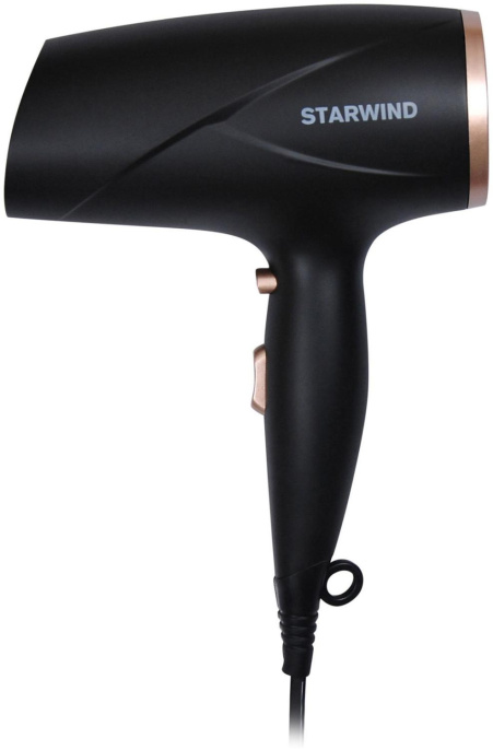 Фен StarWind SHD 6055, 1600Вт, черный