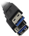Кабель удлинительный Exegate EX-CC-USB3-AMAF-1.0 USB 3.0 A-- A 1м EX284931RUS