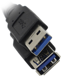 Кабель удлинительный Exegate EX-CC-USB3-AMAF-1.0 USB 3.0 A-- A 1м EX284931RUS